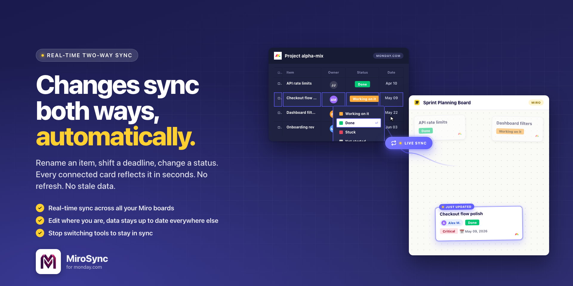 MiroSync for monday.com Illustration #4