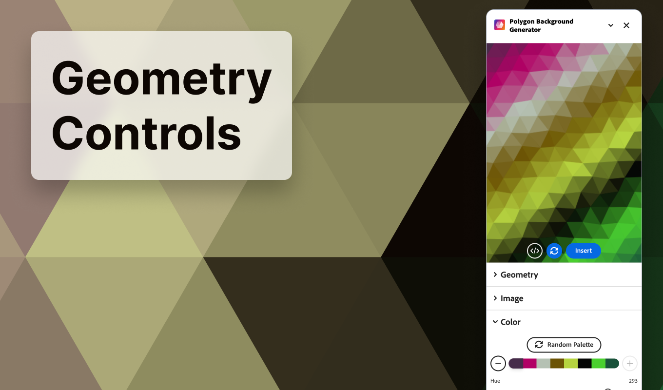 Polygon Background Generator + Miro | Team Collaboration Apps Marketplace